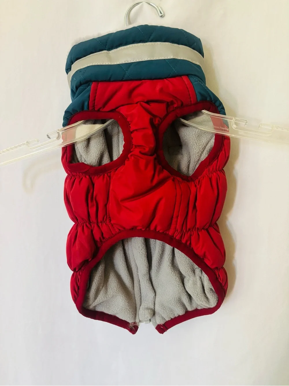 Quilted Dog Puffer Vest Harness Coat Small